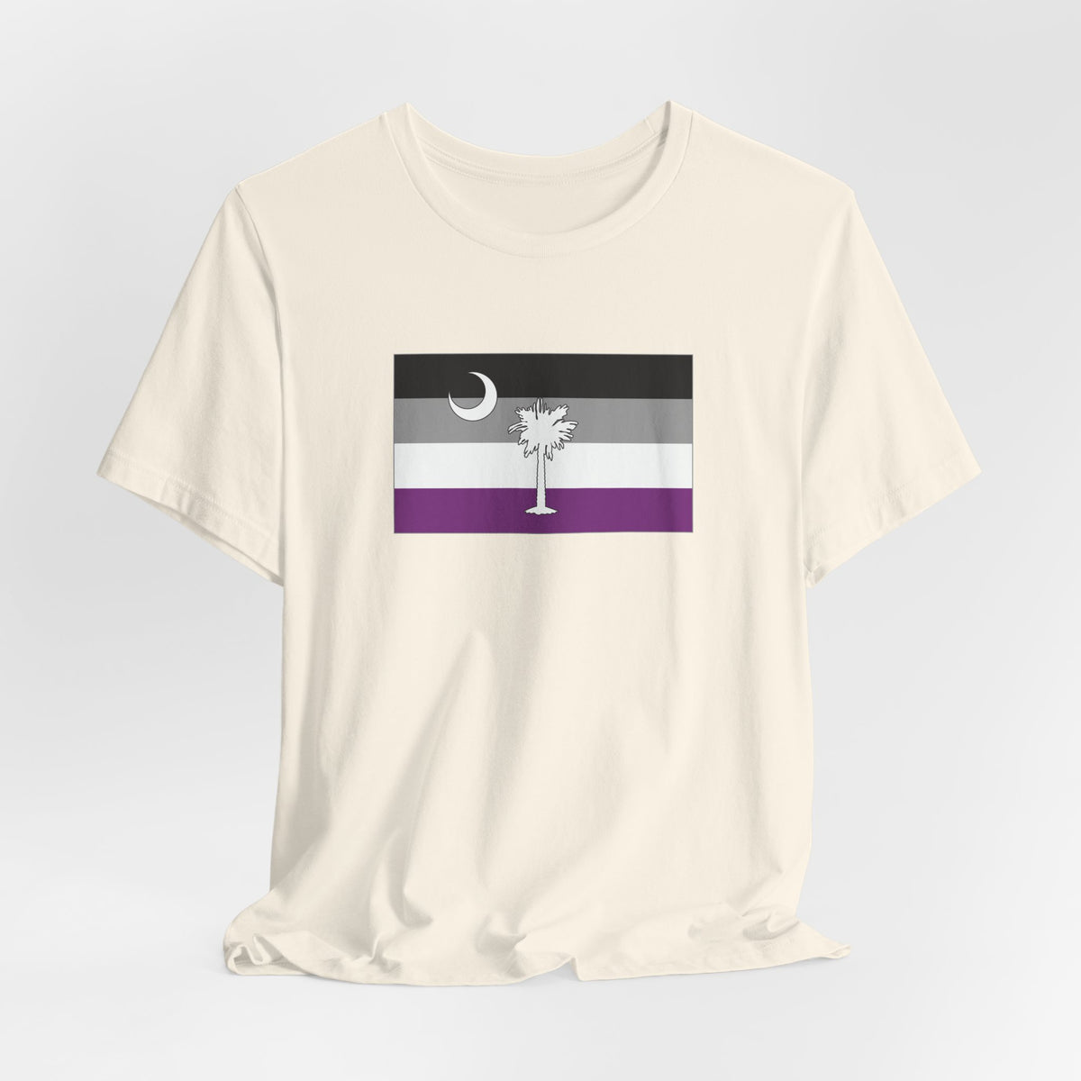 South Carolina Asexual Pride Flag T-shirt, Several Color Options