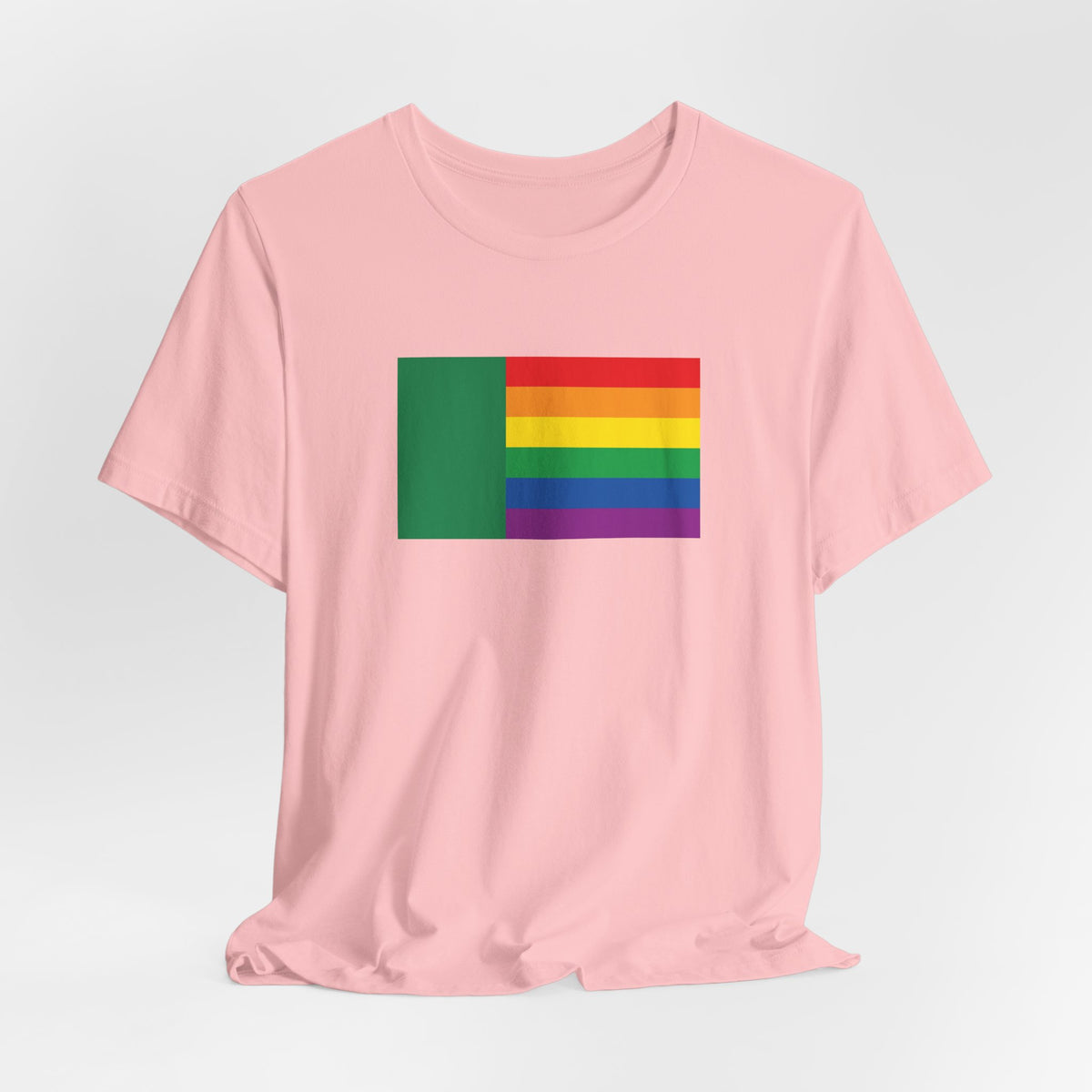 Benin Rainbow Pride Flag T-shirt, Several Color Options