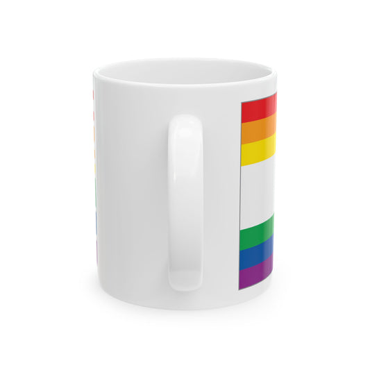 Missouri Rainbow Pride Flag "UNITED" Ceramic Mug