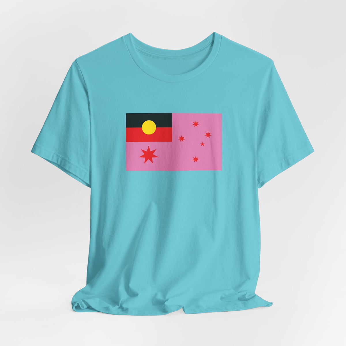 Australia Aboriginal Pink Pride Flag T-shirt, Several Color Options