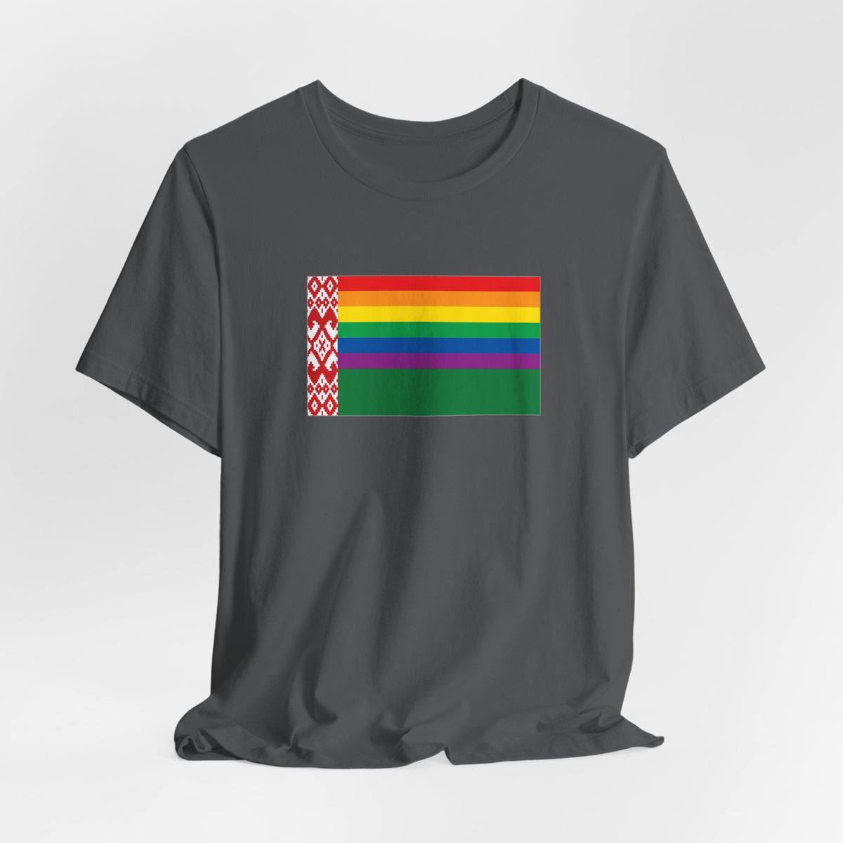 Belarus Rainbow Pride Flag T-shirt, Several Color Options