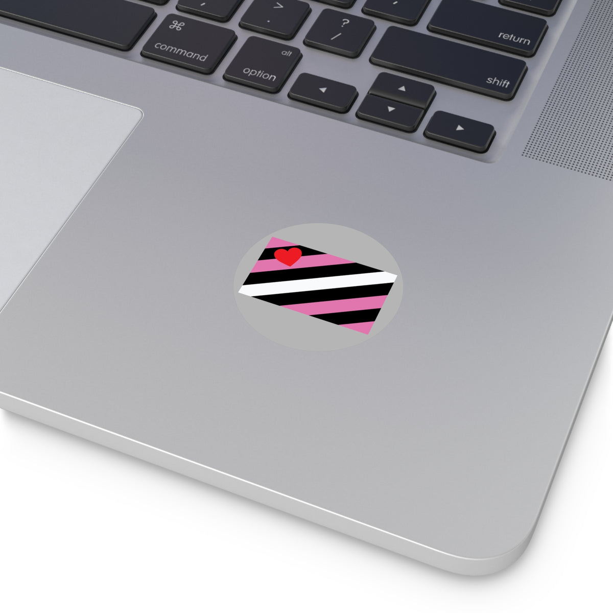Leather Girl Pride Flag Vinyl Sticker