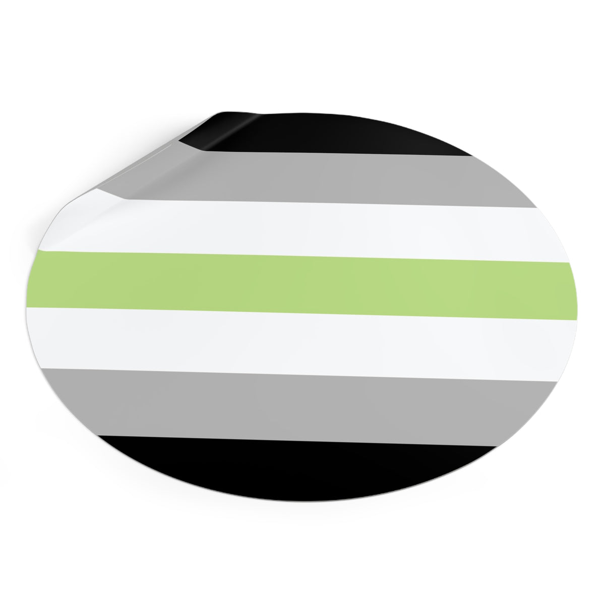 Agender Pride Flag Vinyl Sticker