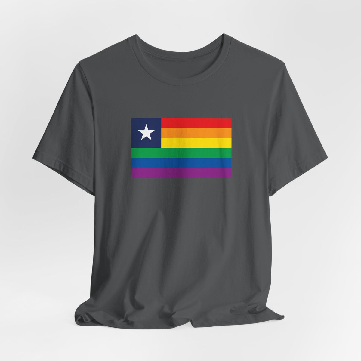 Liberia Rainbow Pride Flag T-shirt, Several Color Options