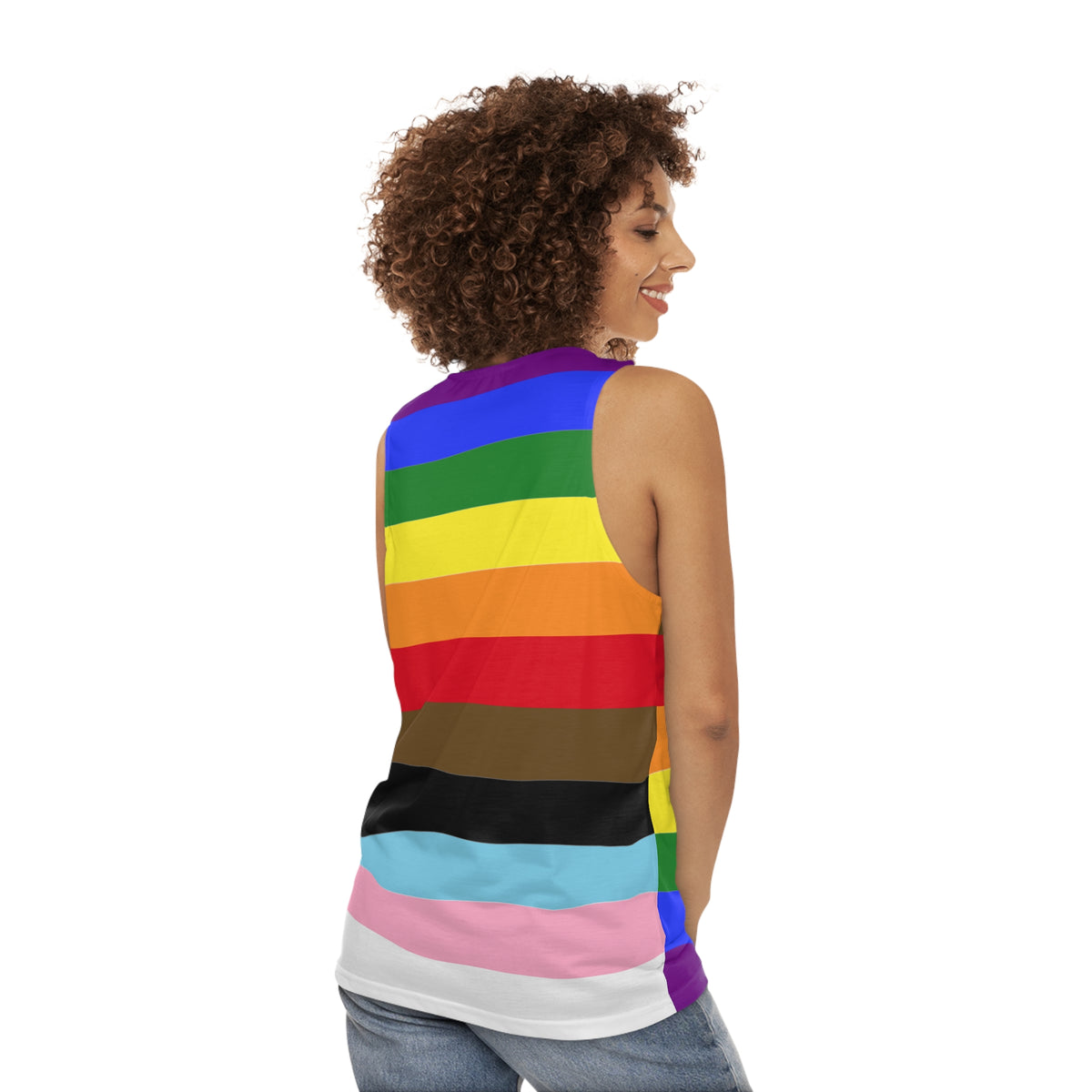 2018 Progress Pride Flag Tank Top
