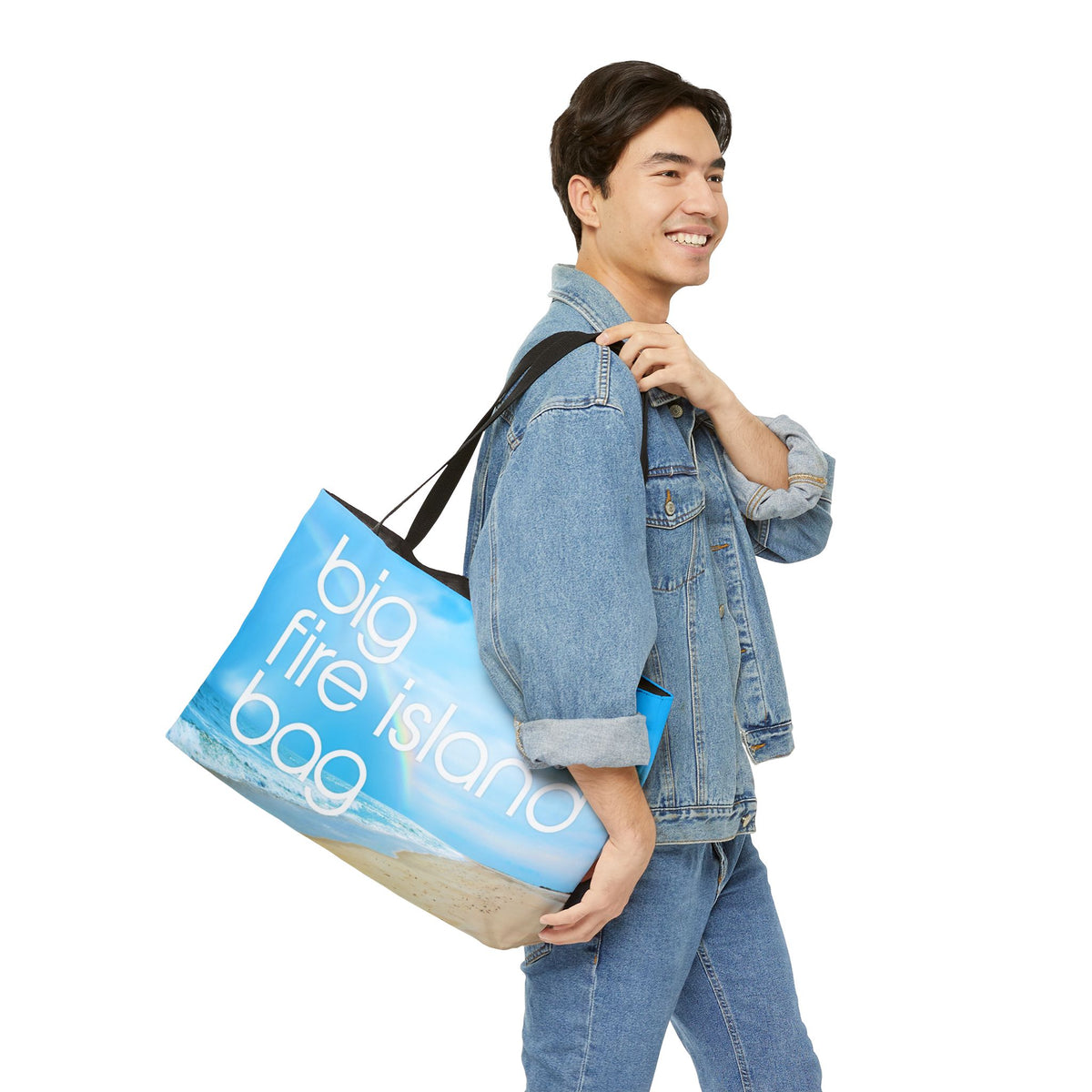Big Fire Island Bag, Weekender Tote Bag, 24 x 13 inches