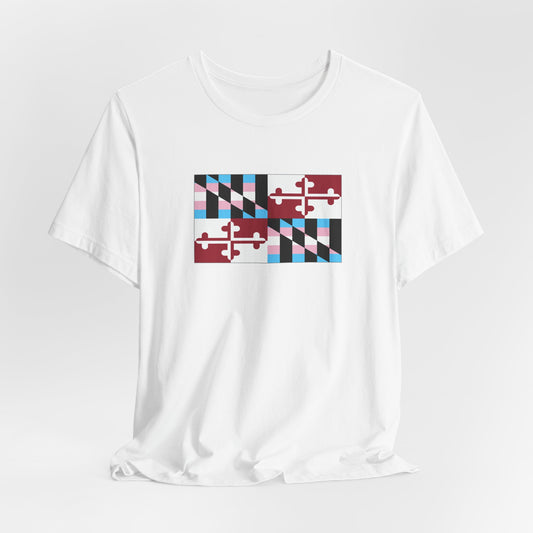 Maryland Transgender Pride Flag T-shirt, Several Color Options