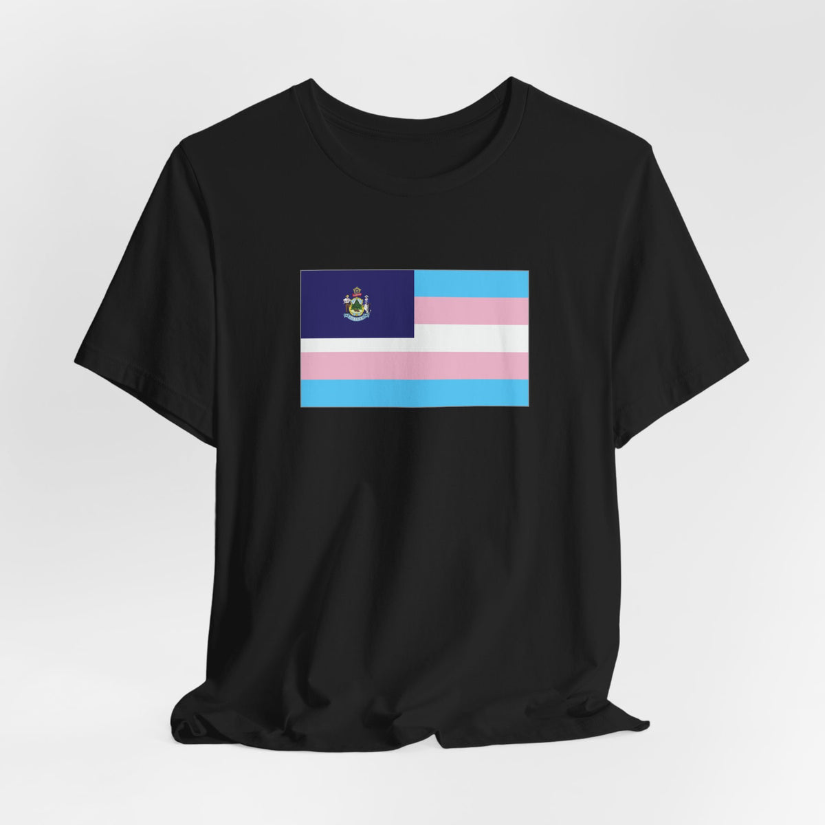 Maine Transgender Pride Flag T-shirt, Several Color Options