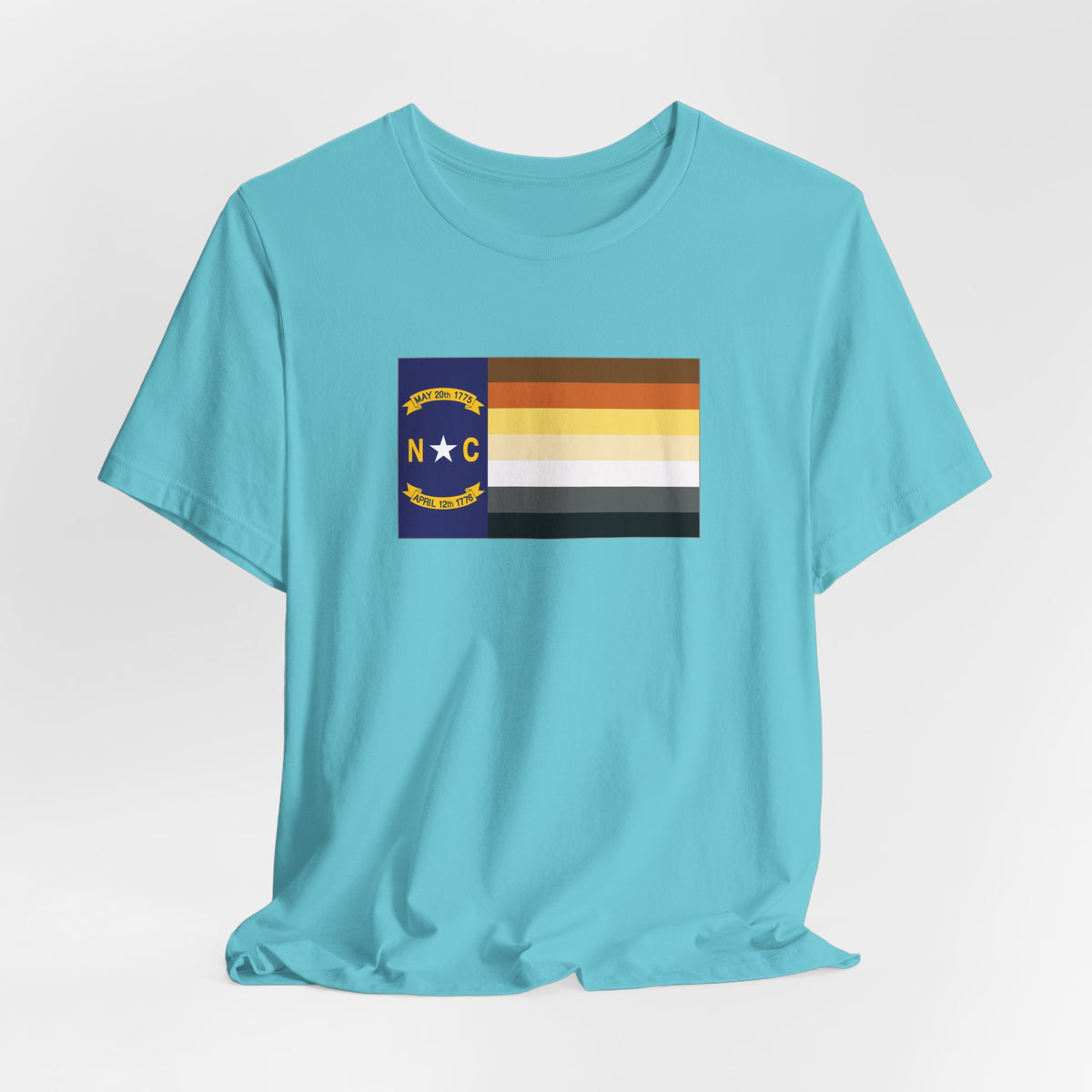 North Carolina Bear Pride Flag T-shirt, Several Color Options
