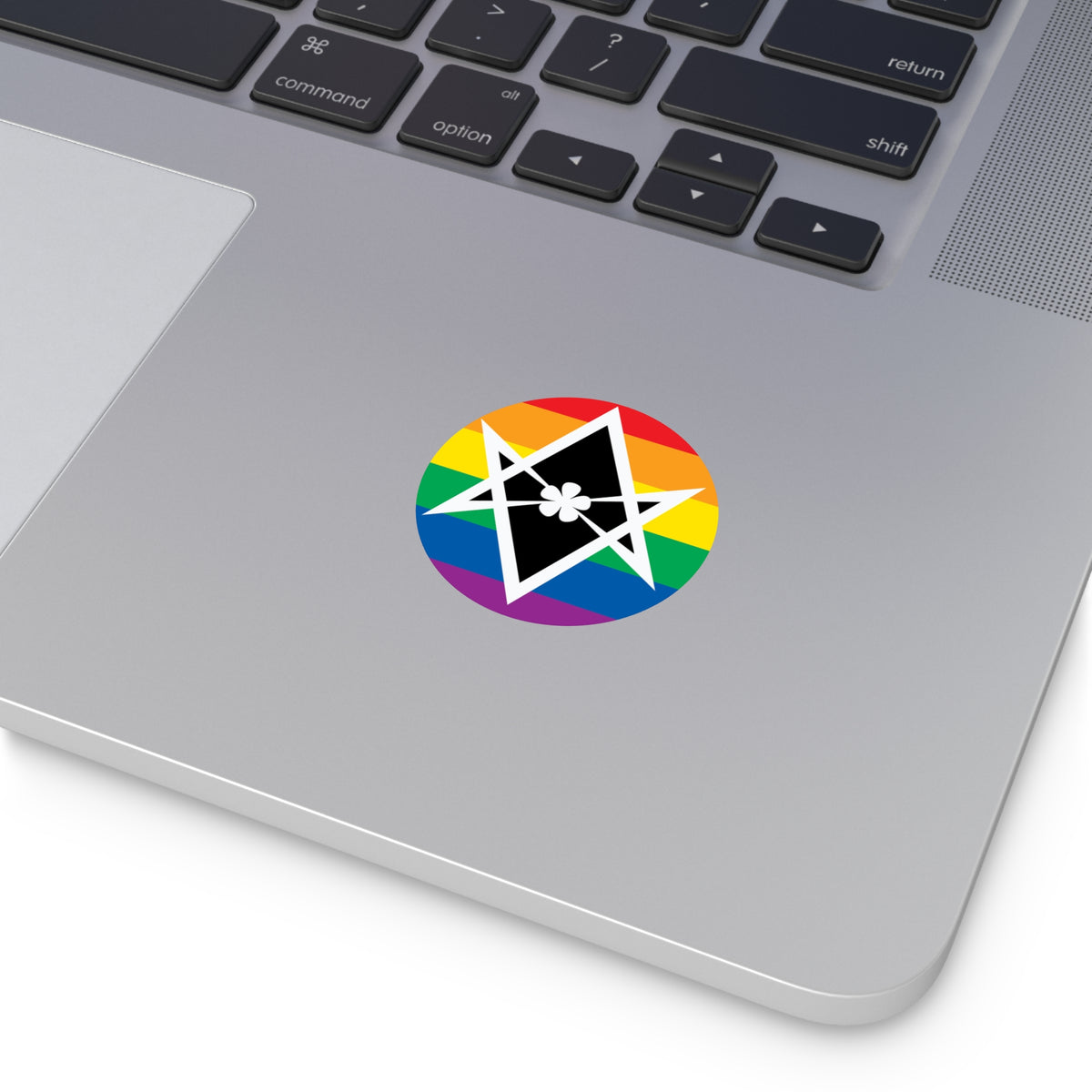 Thelema Queer Pride Flag Vinyl Sticker