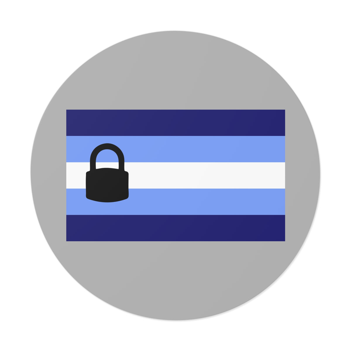 Chastity Pride/TeamLocked Pride Flag Vinyl Sticker