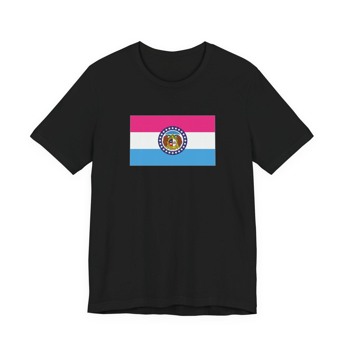 Missouri Pansexual Pride Flag T-shirt, Several Color Options
