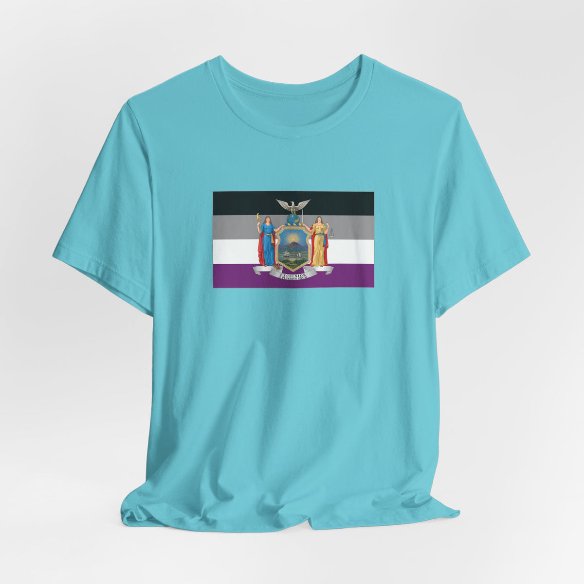 New York Asexual Pride Flag T-shirt, Several Color Options