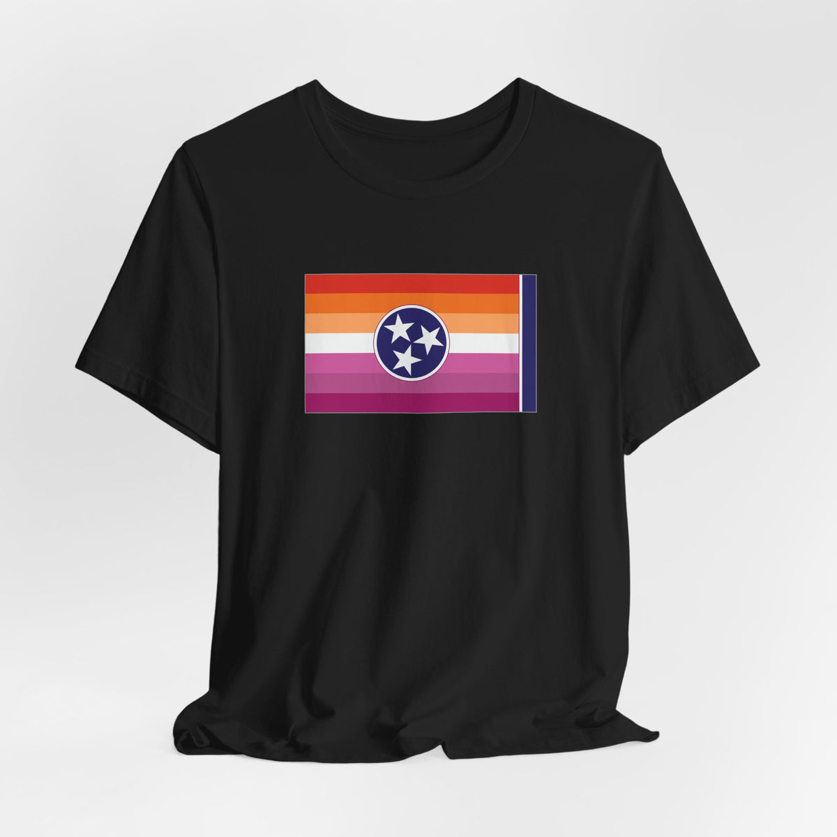 Tennessee Lesbian Pride Flag T-shirt, Several Color Options