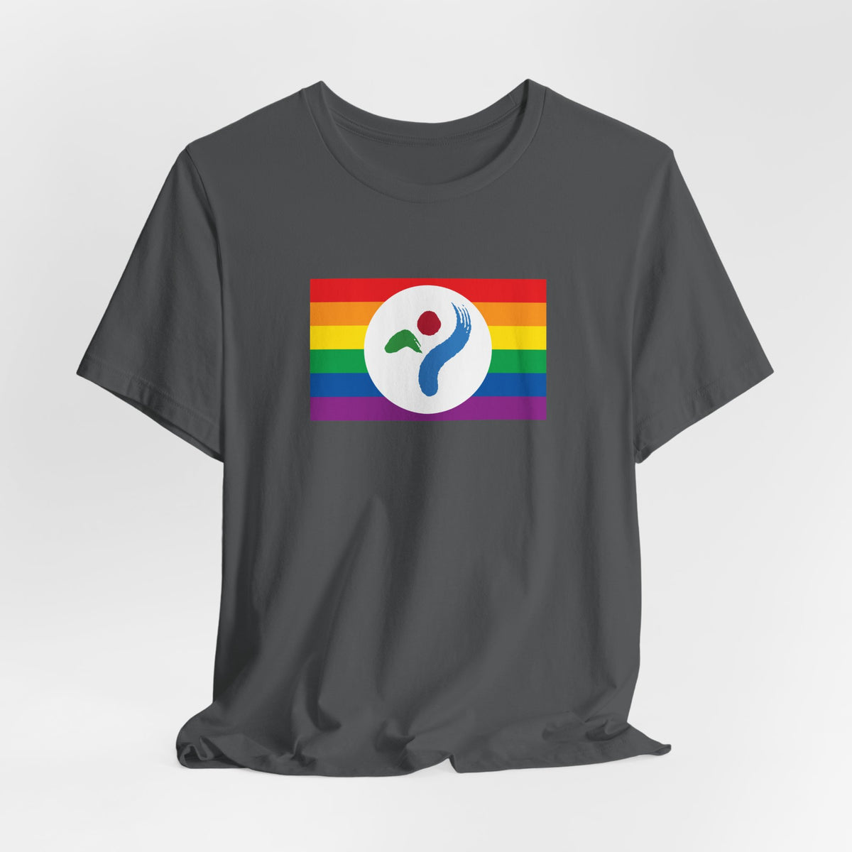Seoul, South Korea Rainbow Pride Flag T-shirt, Several Color Options
