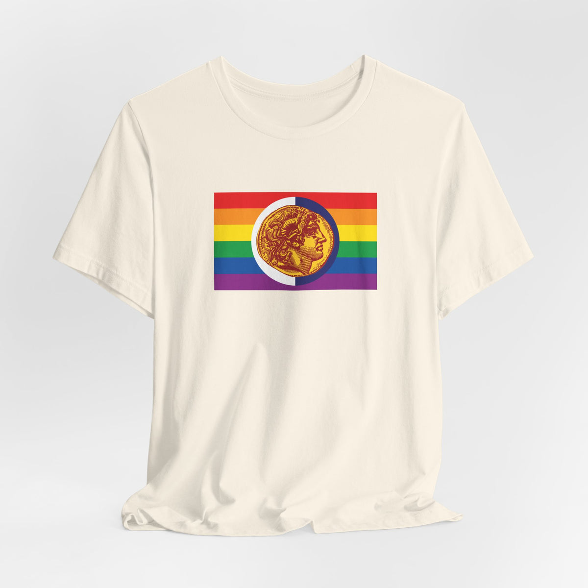 Thessaloniki, Greece Rainbow Pride Flag T-shirt, Several Color Options