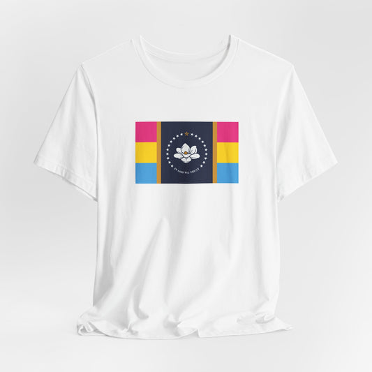 Mississippi Pansexual Pride Flag T-shirt, Several Color Options