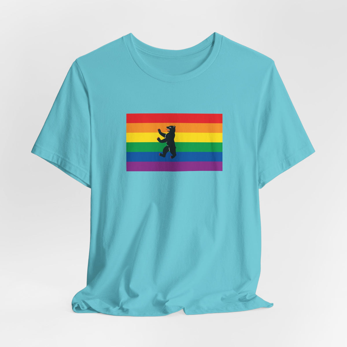 Berlin, Germany Rainbow Pride Flag T-shirt, Several Color Options