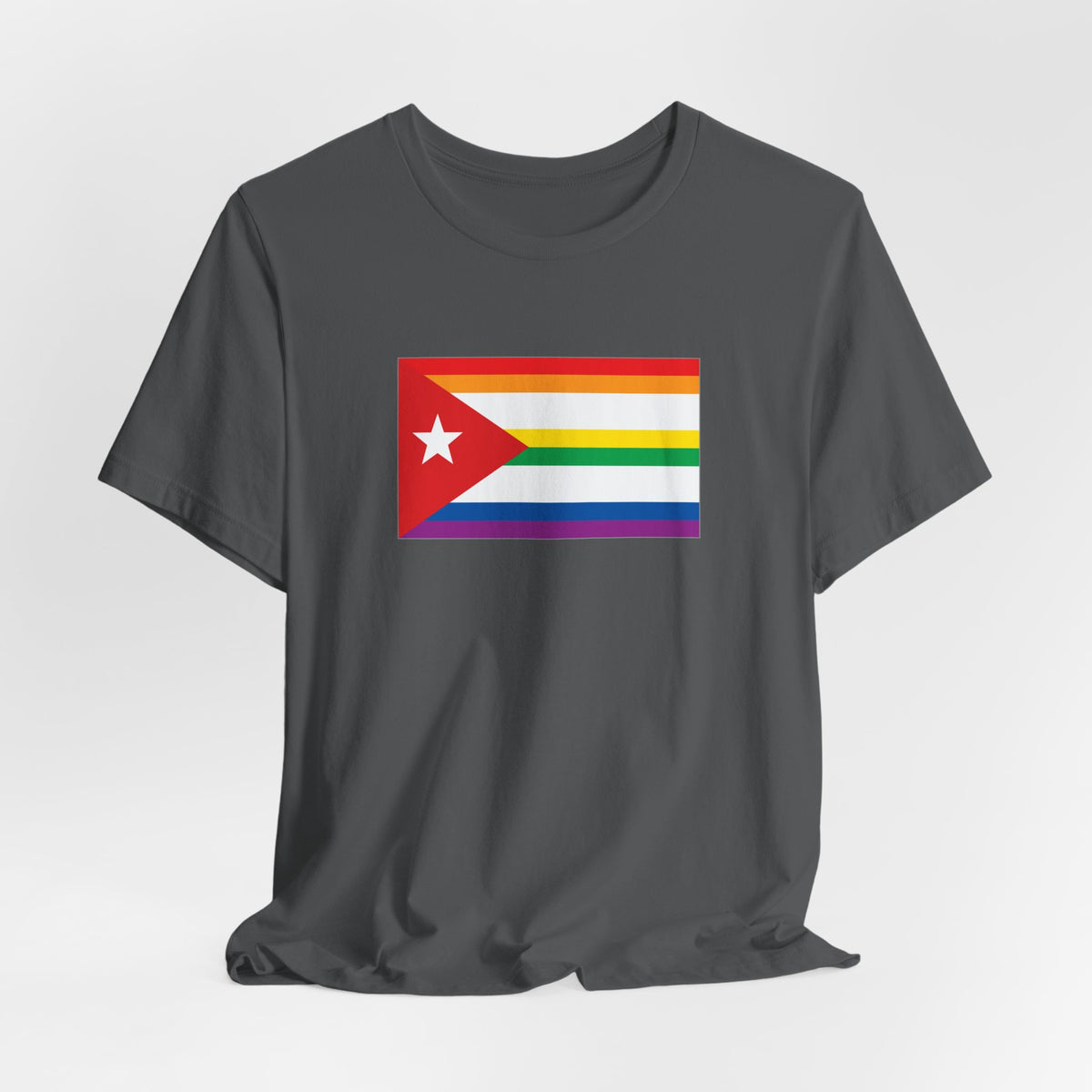 Cuba Rainbow Pride Flag T-shirt, Several Color Options