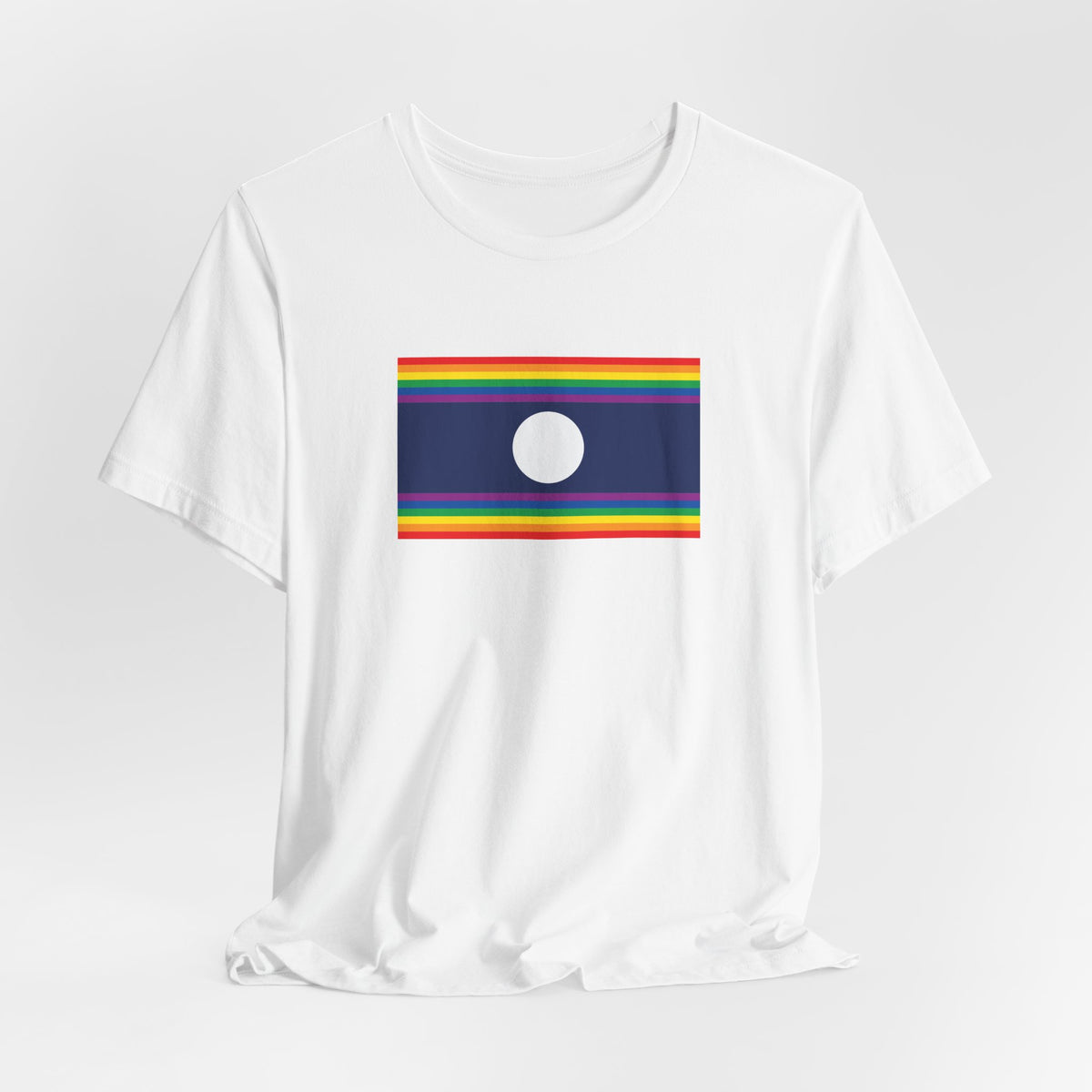 Laos Rainbow Pride Flag T-shirt, Several Color Options