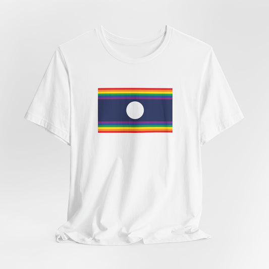 Laos Rainbow Pride Flag T-shirt, Several Color Options