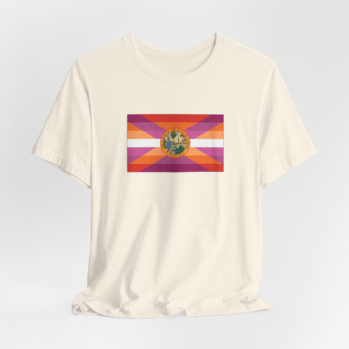Florida Lesbian Pride Flag T-shirt, Several Color Options