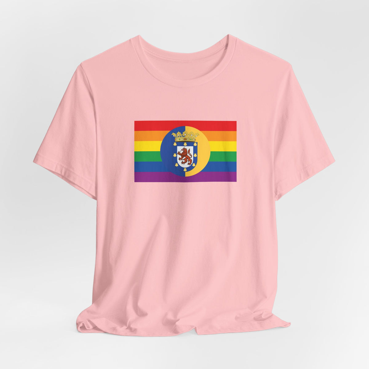 Santiago, Chile Rainbow Pride Flag T-shirt, Several Color Options