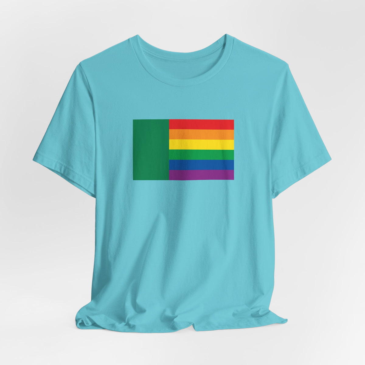 Benin Rainbow Pride Flag T-shirt, Several Color Options