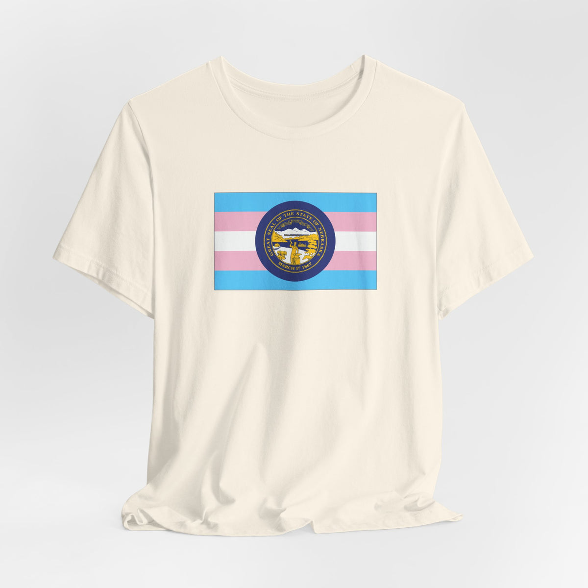 Nebraska Transgender Pride Flag T-shirt, Several Color Options