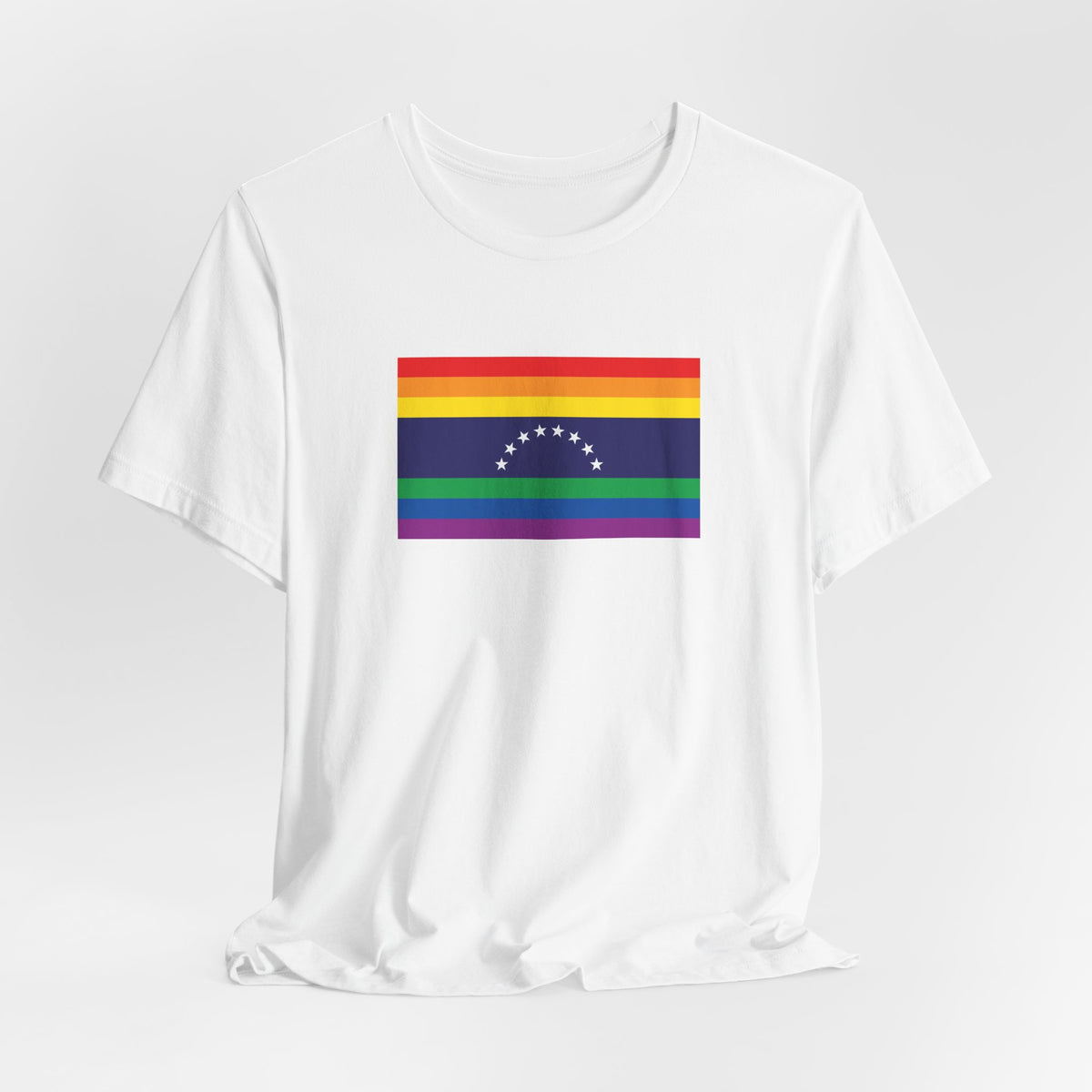 Venezuela Rainbow Pride Flag T-shirt, Several Color Options