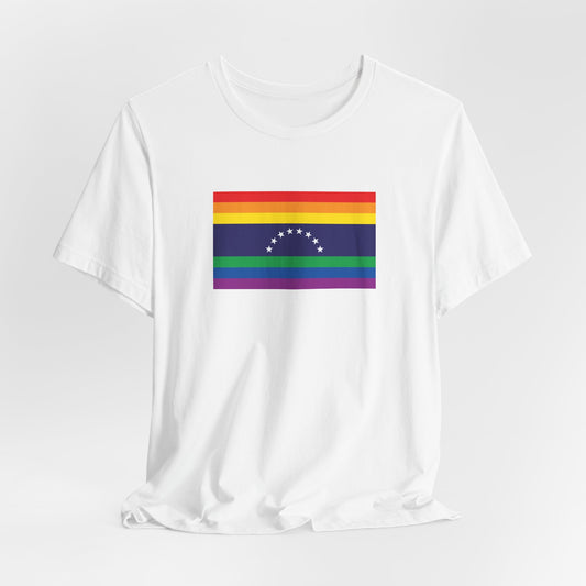 Venezuela Rainbow Pride Flag T-shirt, Several Color Options