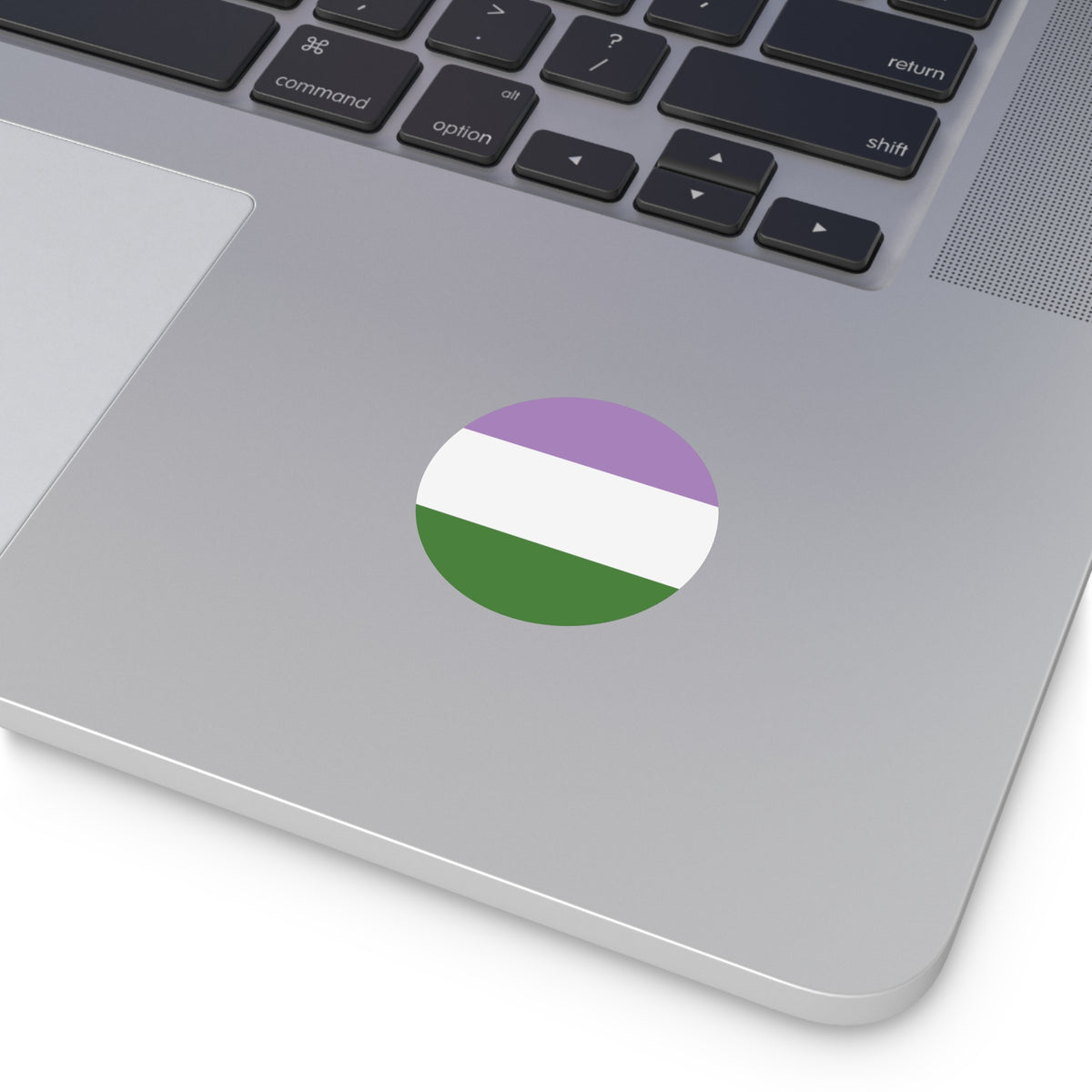 Genderqueer Pride Flag Vinyl Sticker