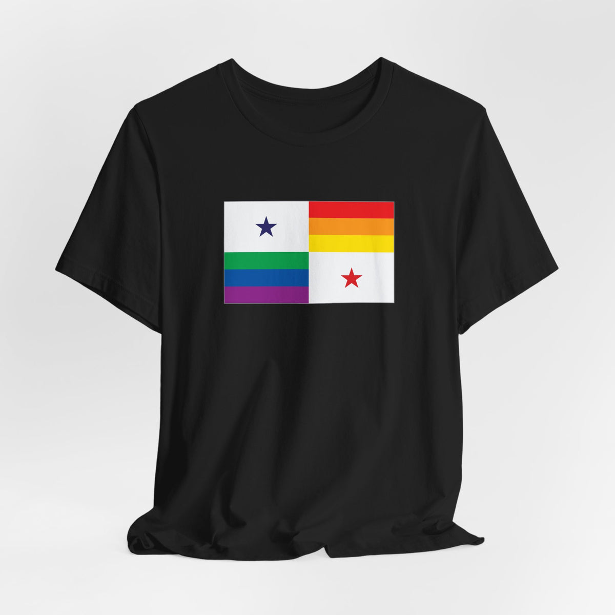 Panama Rainbow Pride Flag T-shirt, Several Color Options