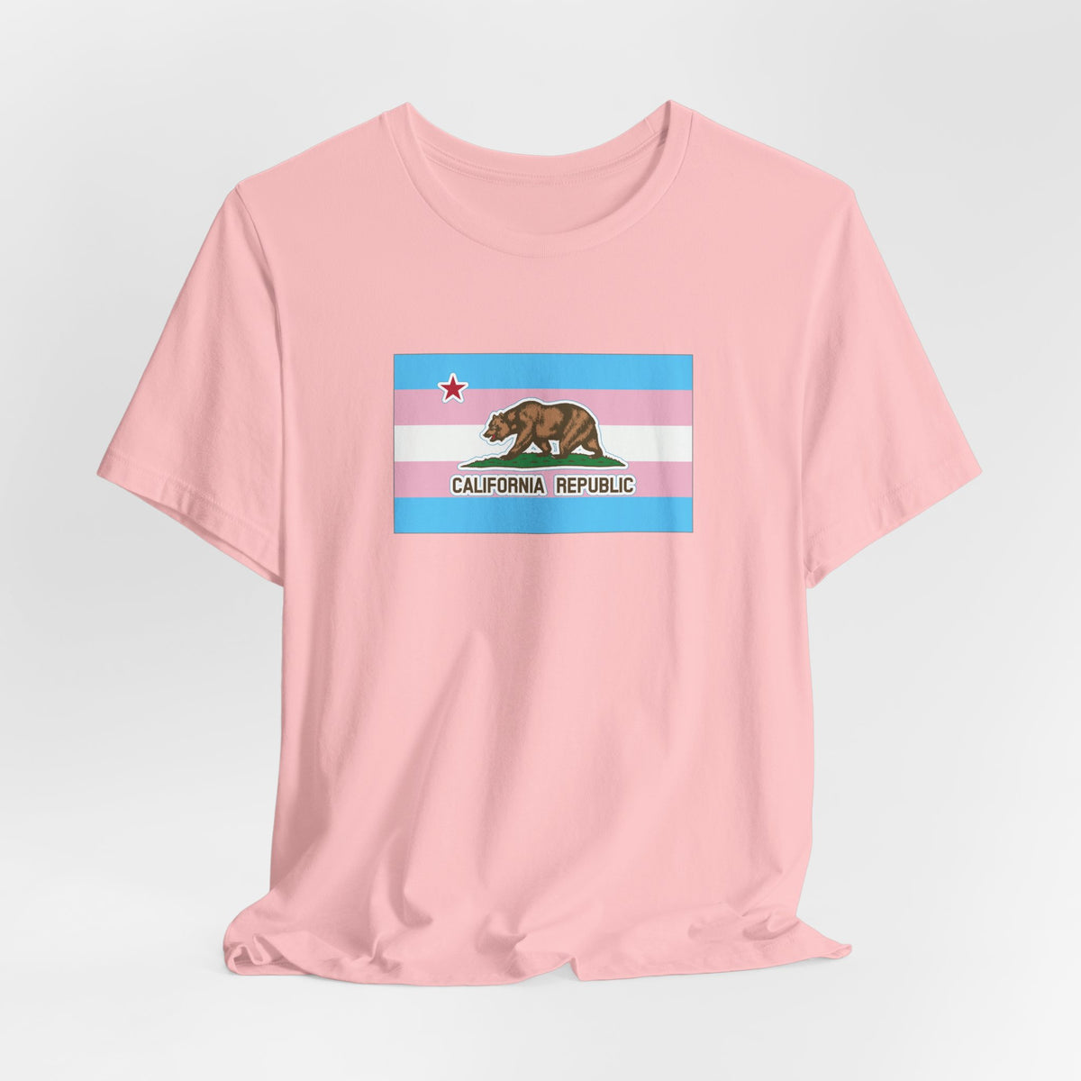 California Transgender Pride Flag T-shirt, Several Color Options