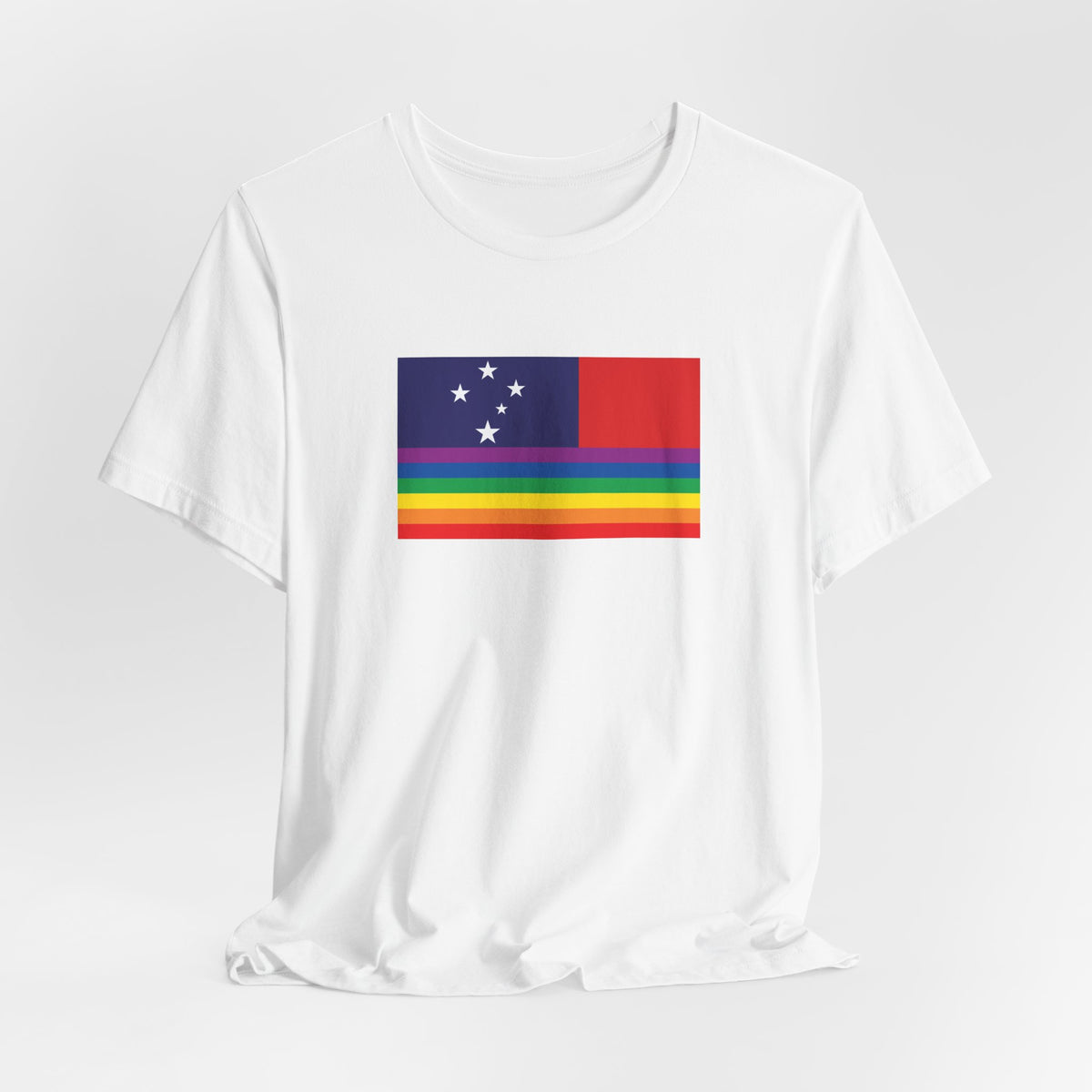 Samoa Rainbow Pride Flag T-shirt, Several Color Options