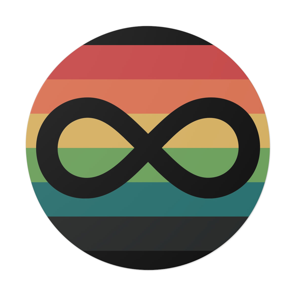 Autistic-Specific Pride Flag Vinyl Sticker