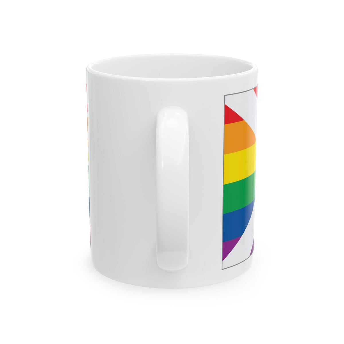 Alabama Rainbow Pride Flag "UNITED" Ceramic Mug
