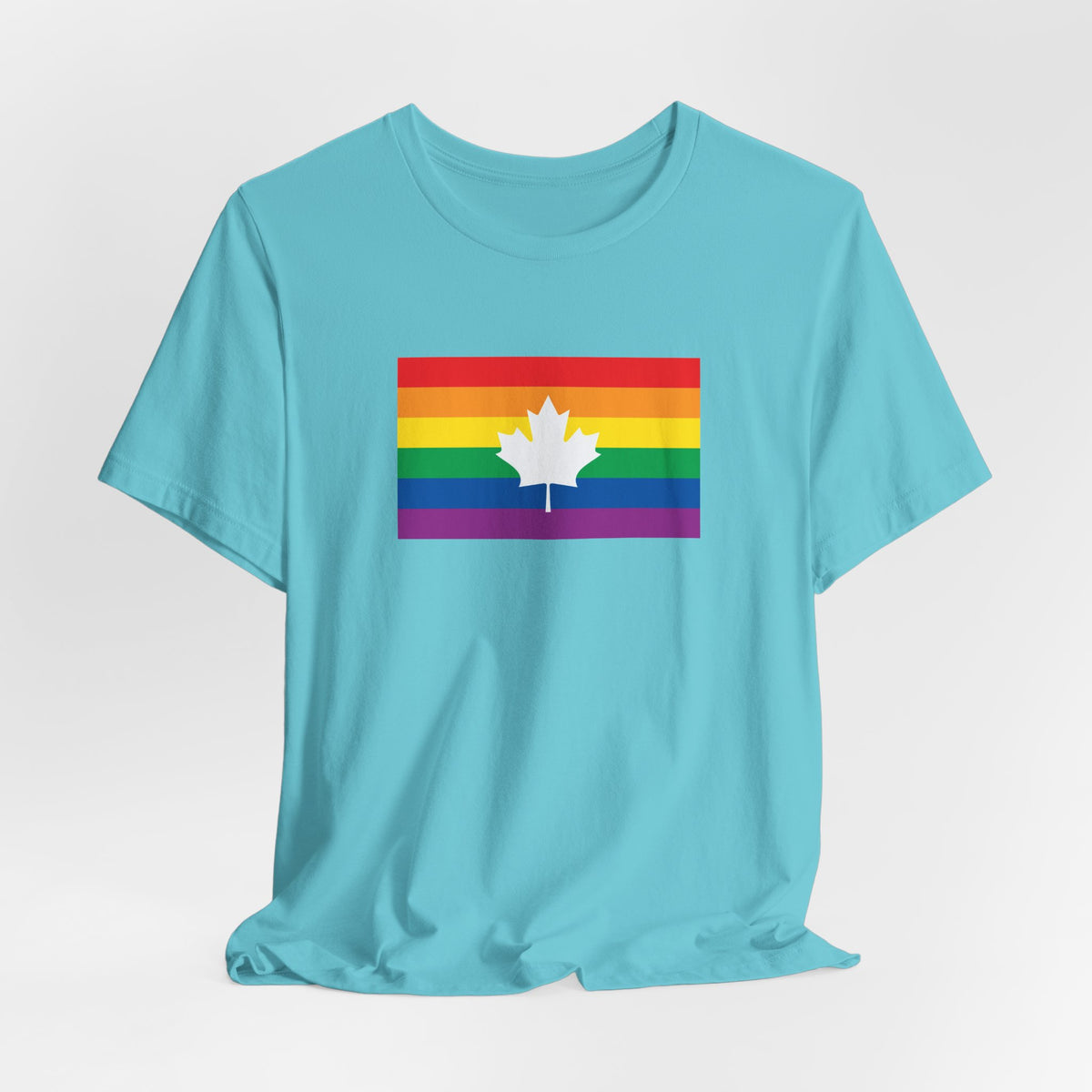 Canada Rainbow Pride Flag T-shirt, Several Color Options