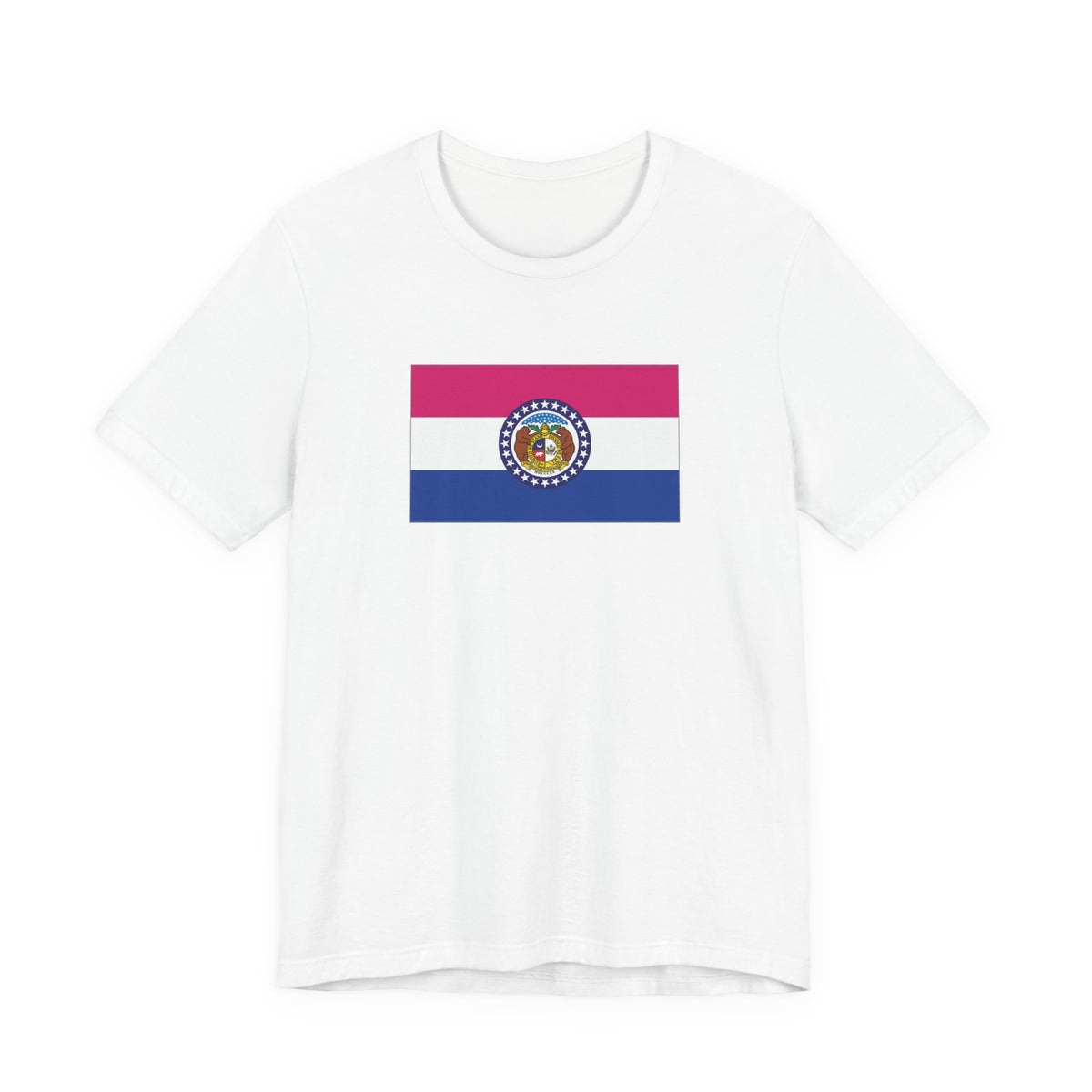 Missouri Bisexual Pride Flag T-shirt, Several Color Options
