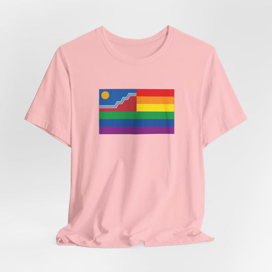 Sioux Falls, South Dakota Rainbow Pride Flag T-shirt, Several Color Options
