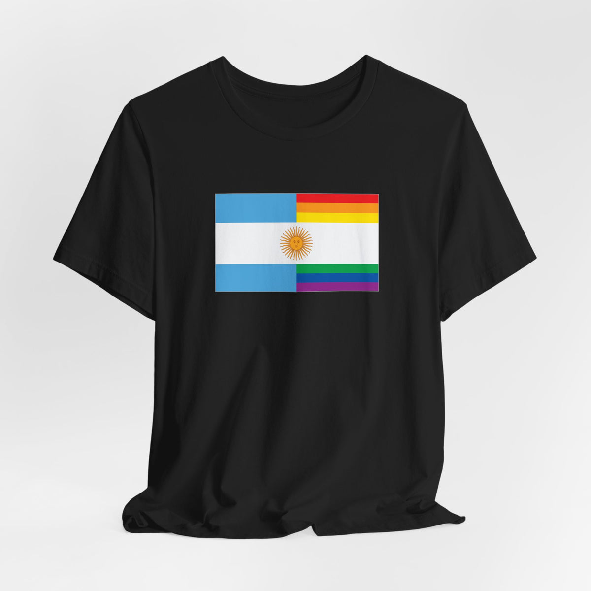 Argentina Rainbow Pride Flag T-shirt, Several Color Options