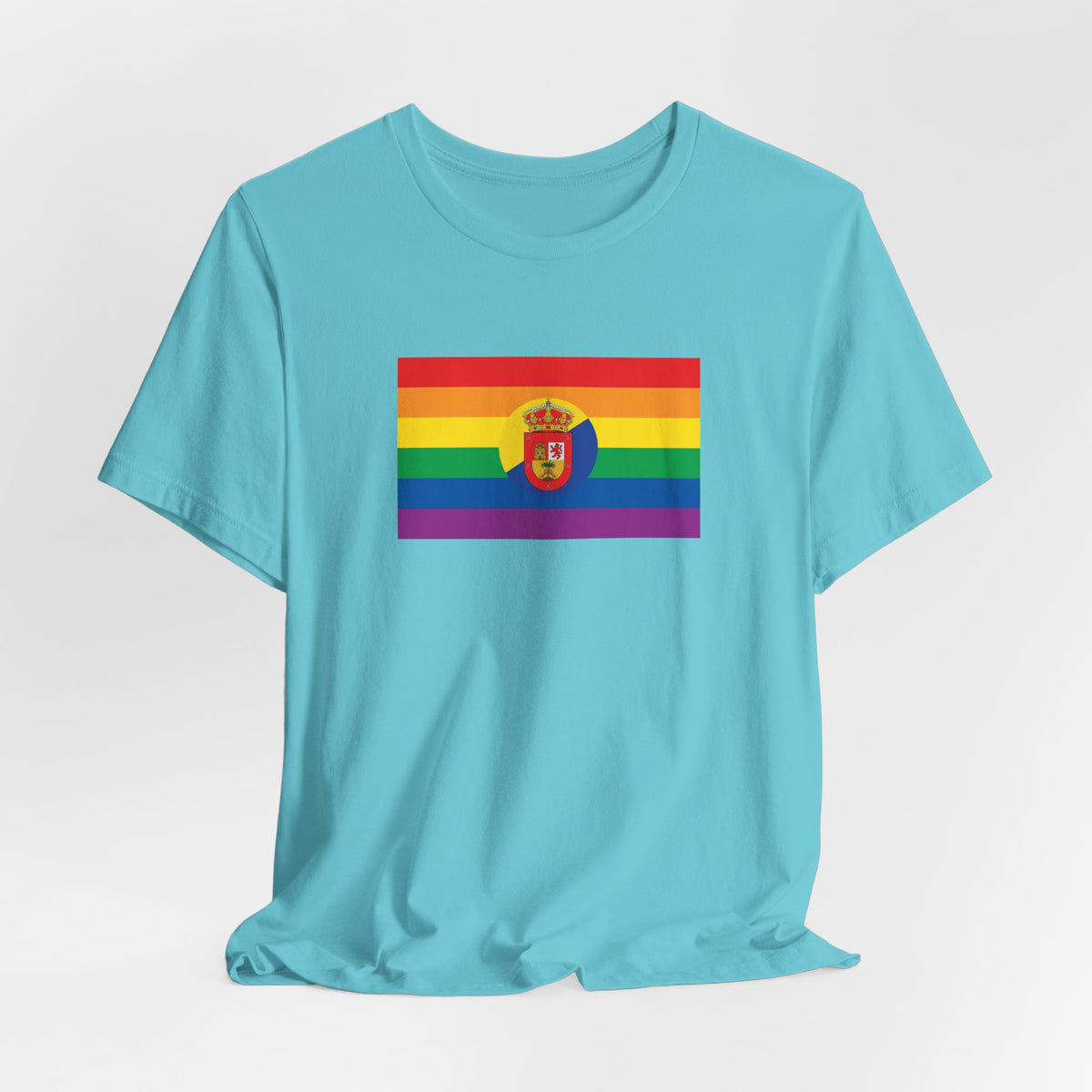 Gran Canaria, Spain Rainbow Pride Flag T-shirt, Several Color Options