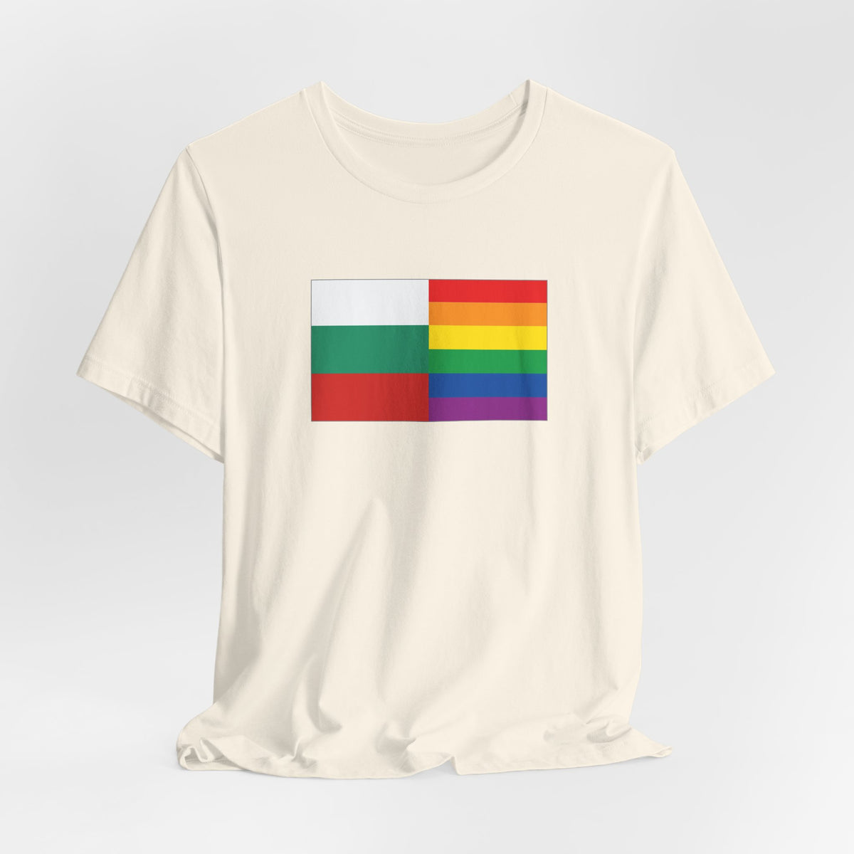 Bulgaria Rainbow Pride Flag T-shirt, Several Color Options