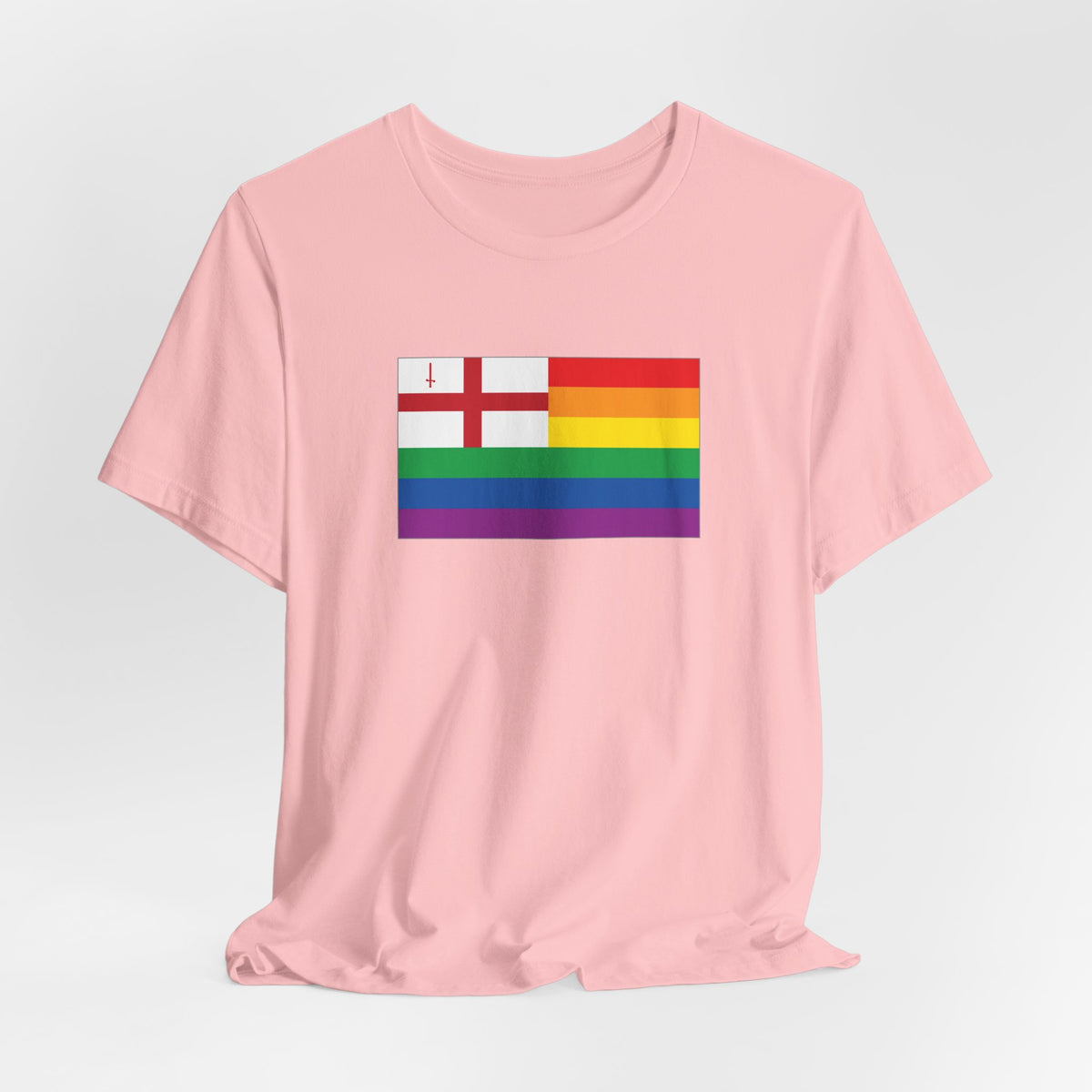 City of London, United Kingdom Rainbow Pride Flag T-shirt, Several Color Options