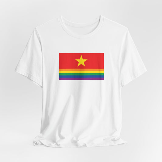 Vietnam Rainbow Pride Flag T-shirt, Several Color Options