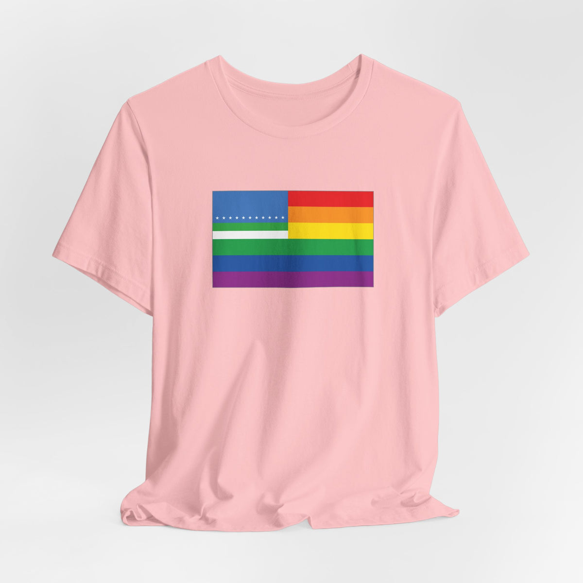 San José, Costa Rica Rainbow Pride Flag T-shirt, Several Color Options