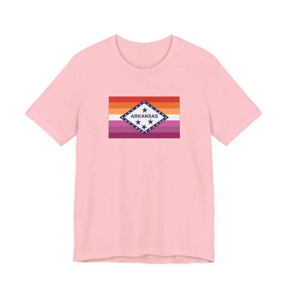 Arkansas Lesbian Pride Flag T-shirt, Several Color Options