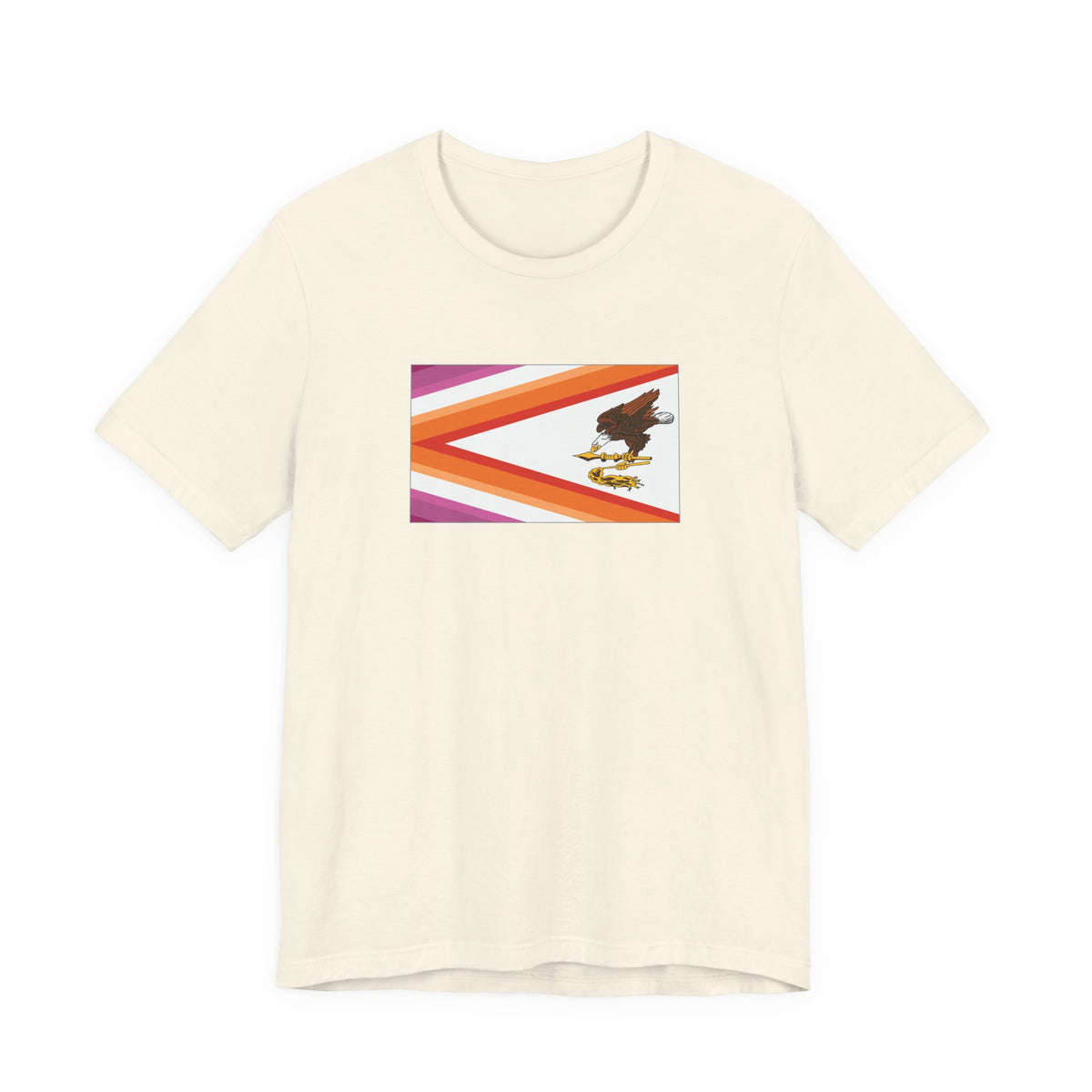 American Samoa Lesbian Pride Flag T-shirt, Several Color Options