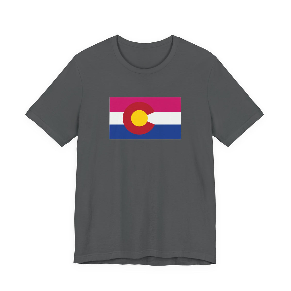 Colorado Bisexual Pride Flag T-shirt, Several Color Options