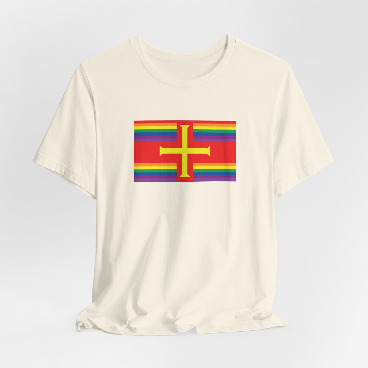 Guernsey Pride Flag T-shirt, Several Color Options